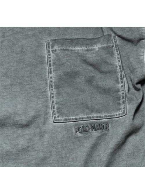 OAMC velcro applique s/s T-shirt grigia Oamc | PCM3OT11AJE002090LIGHT GREY